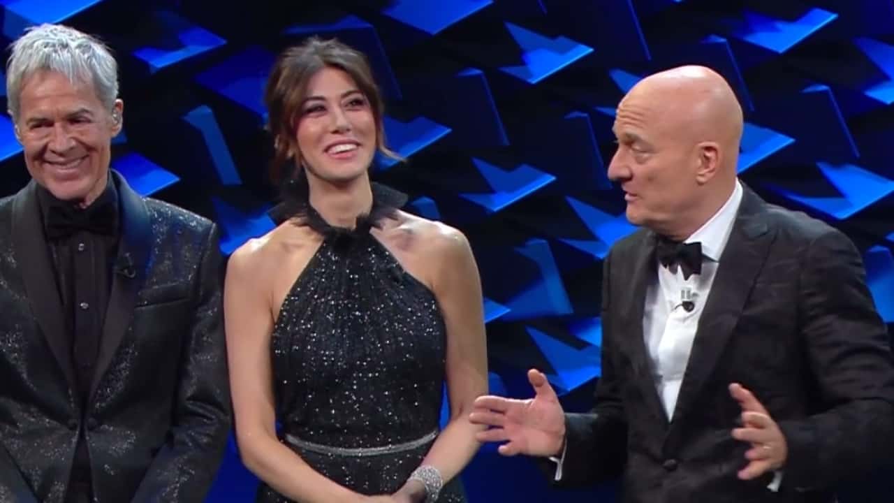 Claudio Baglioni, Claudio Bisio e Virginia Raffaele al Festival