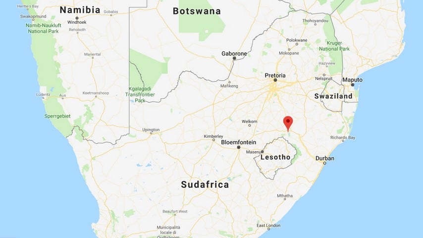 La provincia di Free State, in Sudafrica