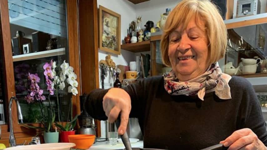 Antonella Clerici festeggia con Anna Moroni: per la chef sono 80 anni