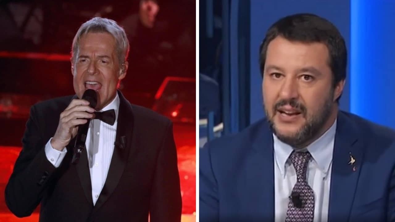 Baglioni canta “E tu”, Salvini twitta: “Ora posso addormentarmi tranquillo”