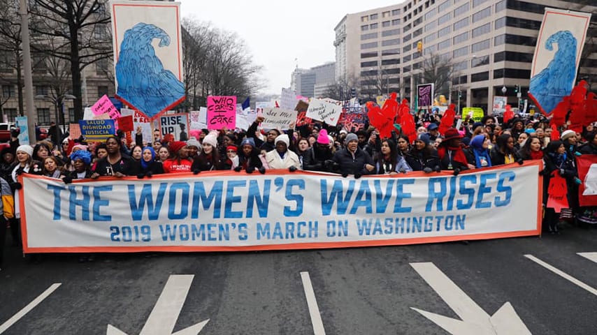 strage massa donne vergine stati uniti women march