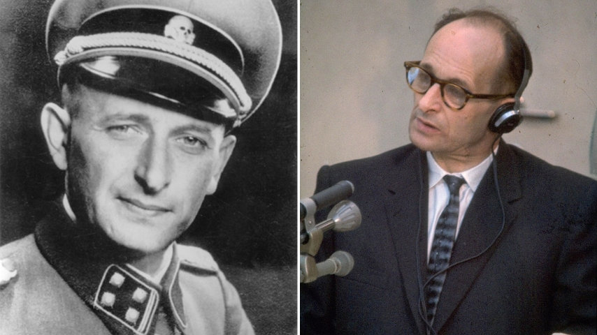 Adolf Eichmann negli anni della guerra e durante il processo. Credits: United States Holocaust Memorial Museum/Israle Photo Collection via Wikipedia