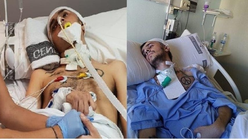 Alessio dopo il risveglio dal coma