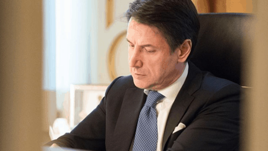 Il premier italiano Giuseppe Conte