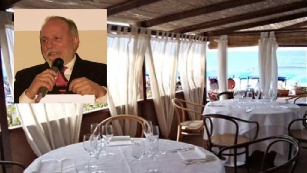 Luciano Zazzeri e il suo ristorante. Fonte: Ansa