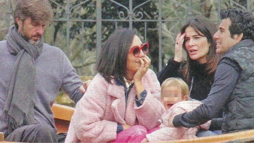 Le famiglie di Ilaria Spada e Caterina Balivo insieme