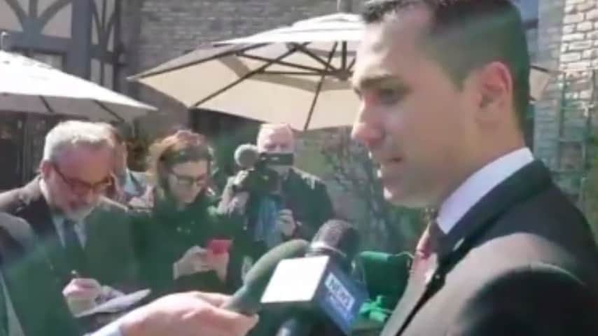 Il vice-premier Di Maio da Washington.