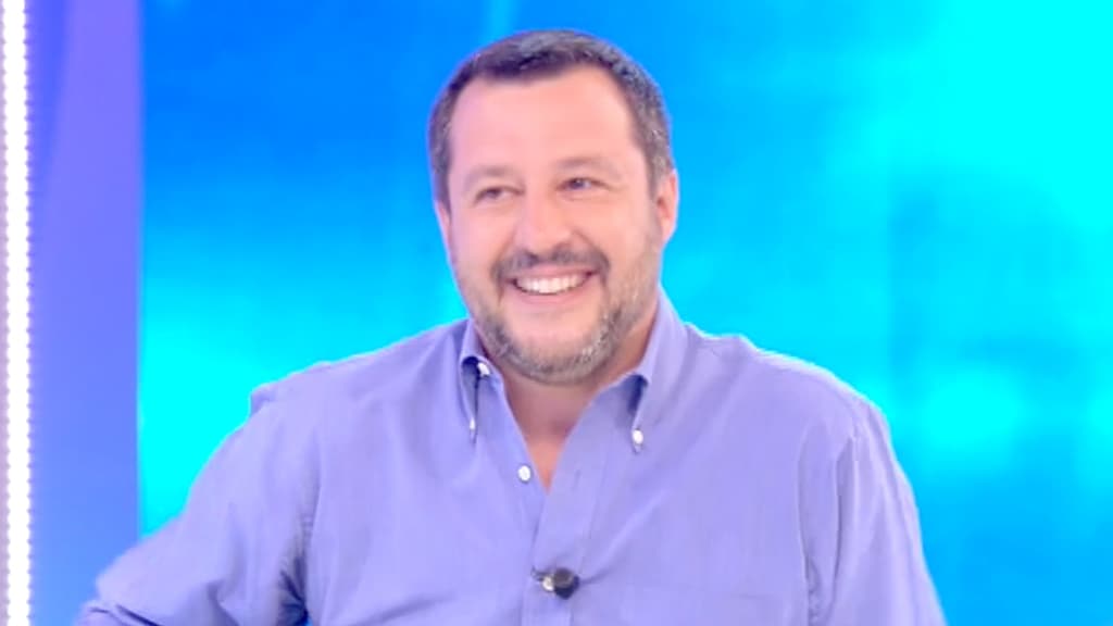 Matteo Salvini a Domenica Live