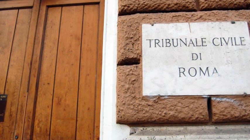 La vicenda è finita di fronte al giudice della corte del Tribunale di Roma. Immagine di repertorio