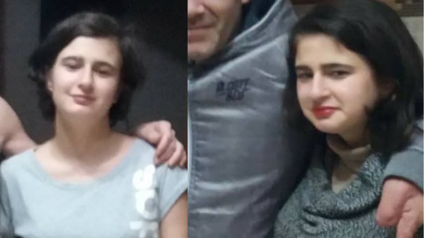 due fotografie di alessia ciccone a mezzo busto e in primo piano