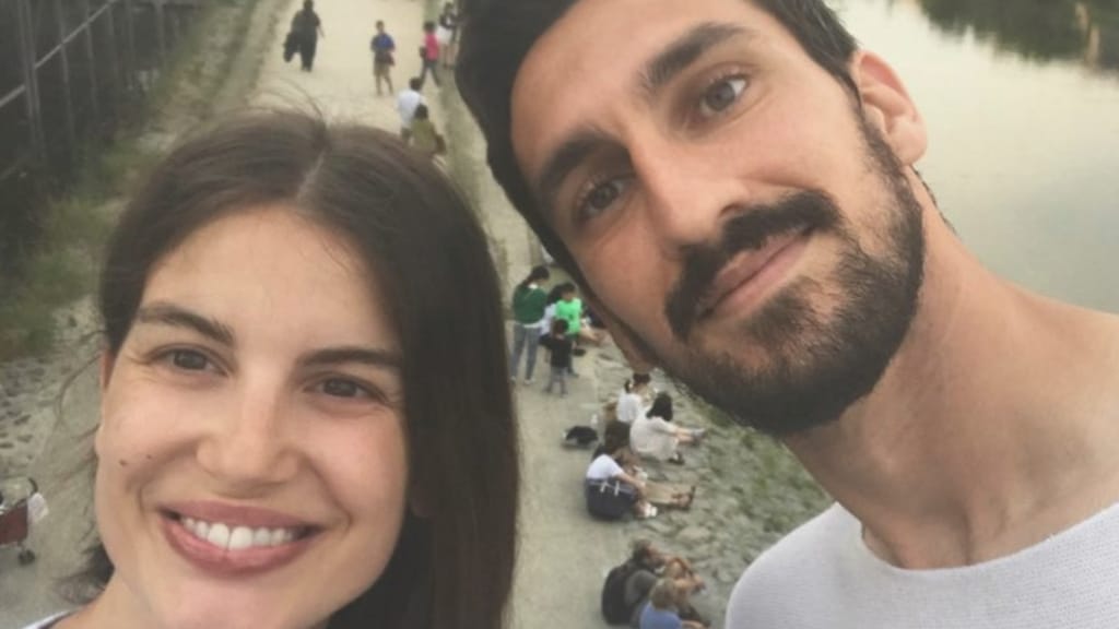 Francesca Fioretti e Davide Astori. Foto: Instagram