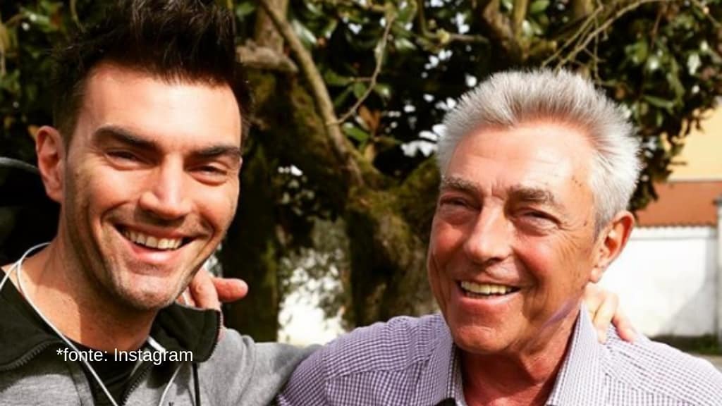gabry ponte abbracciato al padre
