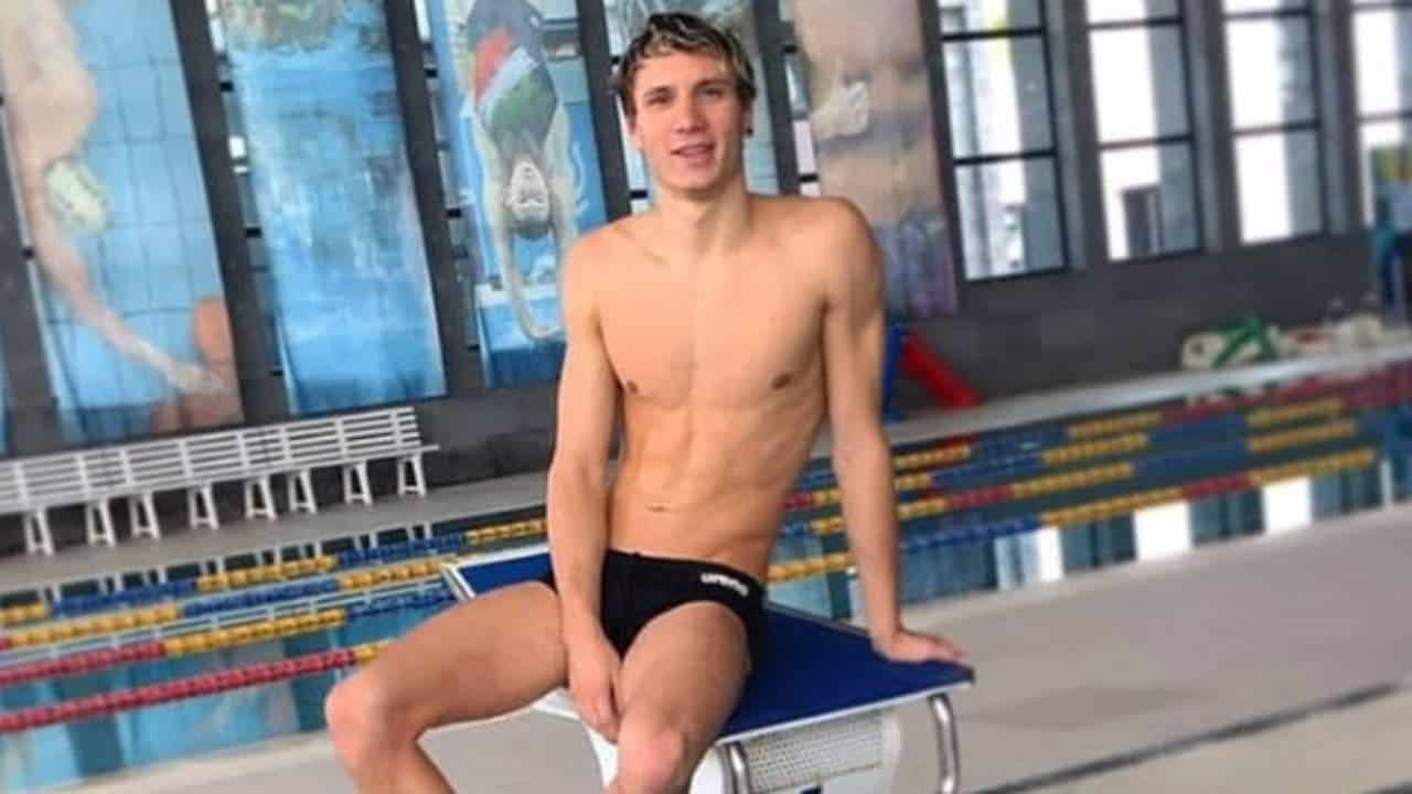 manuel bortuzzo in piscina prima della sparatoria