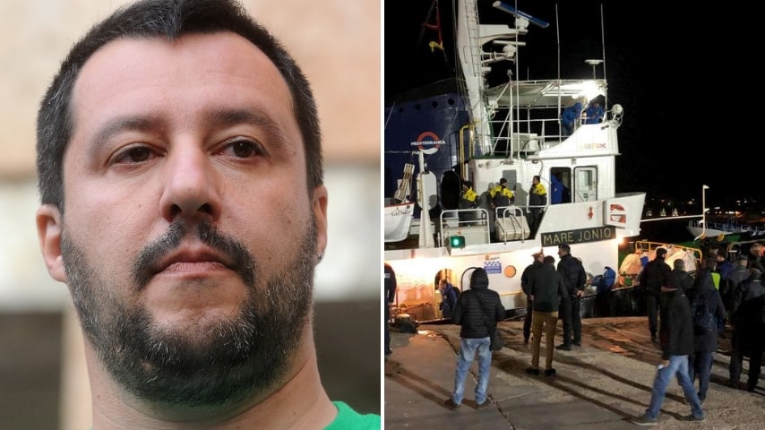 Mare Jonio sbarca a Lampedusa, immediato il sequestro della nave