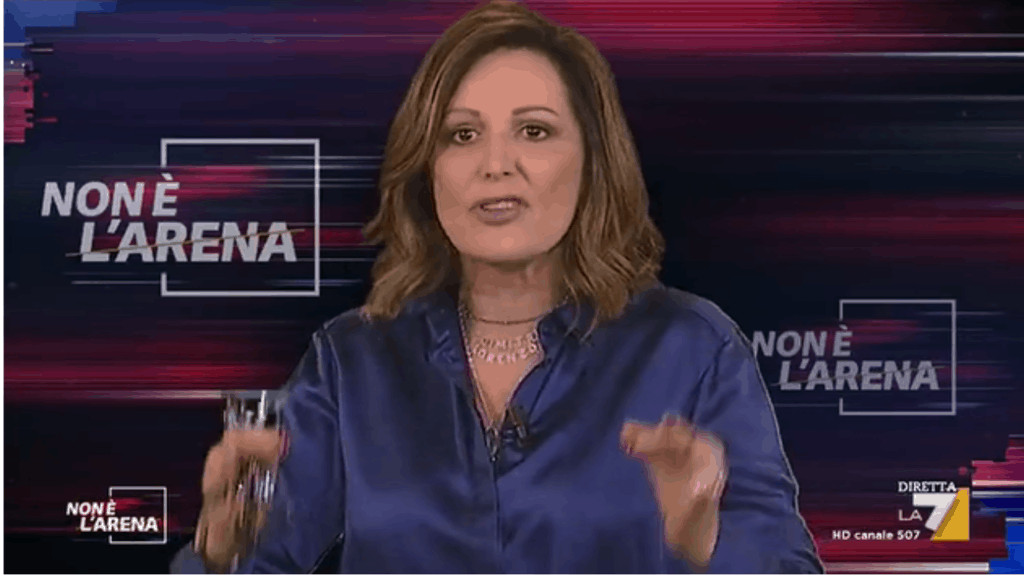 Santanchè durante Non è l'Arena