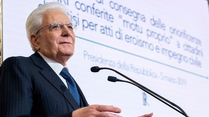 Sergio Mattarella. Fonte: Twitter/Quirinale