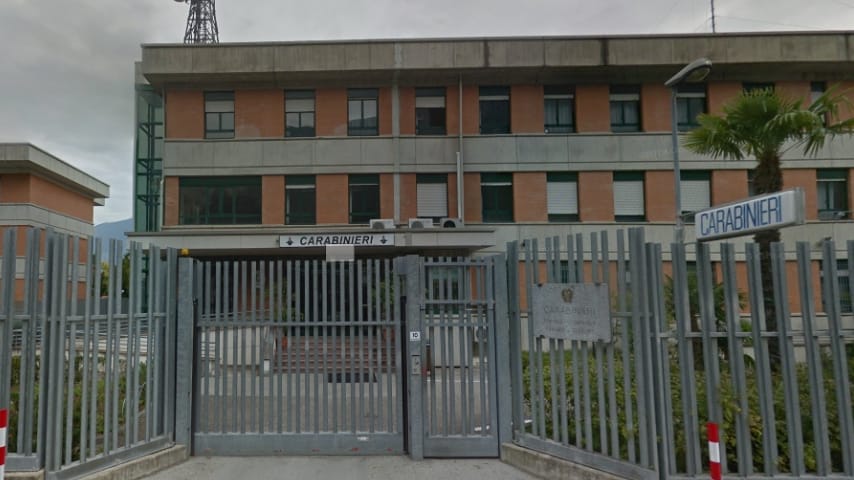 Comando Compagnia Carabinieri Riva del Garda. Immagine: Google Maps