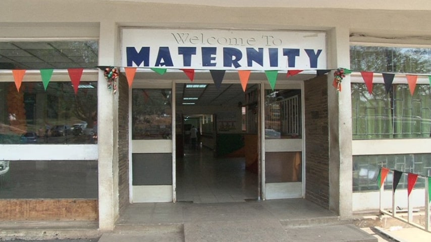 L'entrata del reparto Maternità dell'University Teaching Hospital - UTH - in Zambia. Fonte: UTH Third Level Hospital Lusaka/Facebook