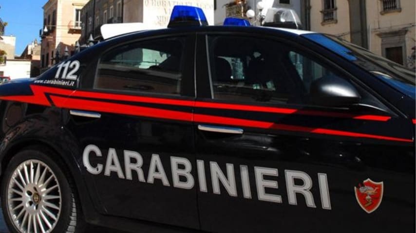 L'uomo è stato arrestato dai carabinieri di Olevano. Immagine: Carabinieri/Facebook
