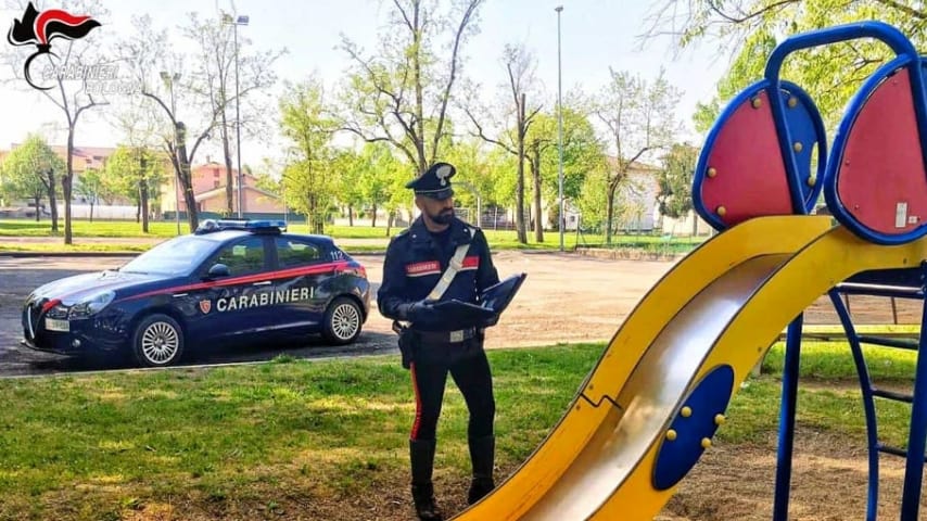 Maniaco arrestato a Bologna (Foto Carabinieri)