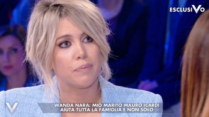 Wanda Nara intervistata a Verissimo