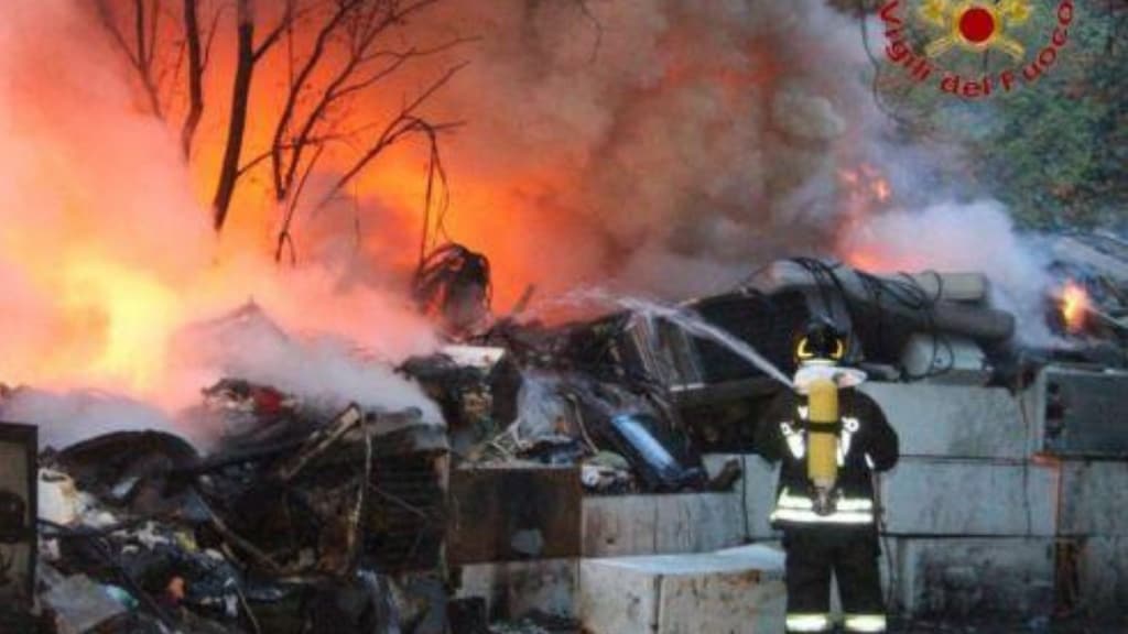 corpo decapitato vigili del fuoco