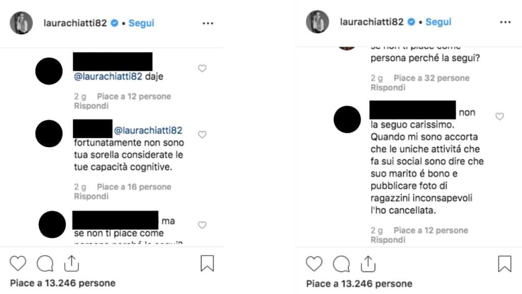 post instagram di laura chiatti