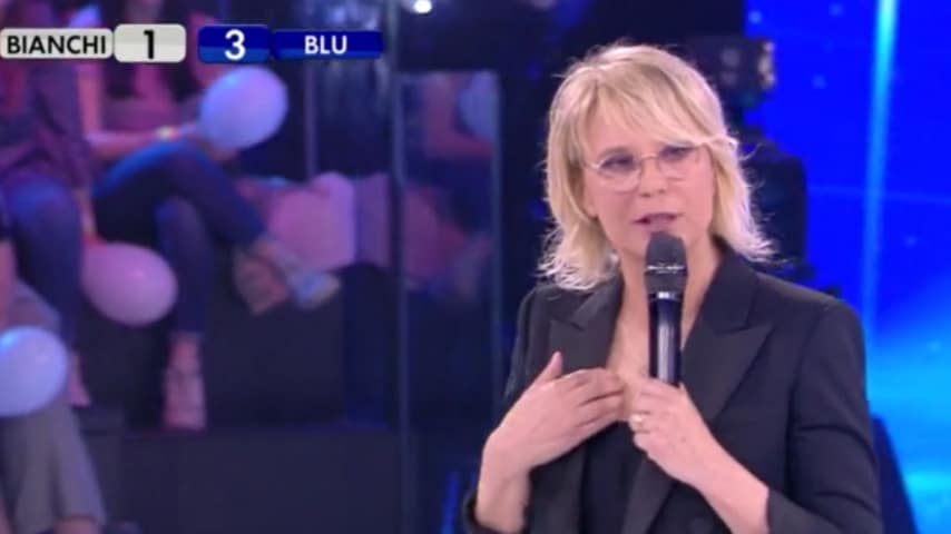 Maria De Filippi durante Amici