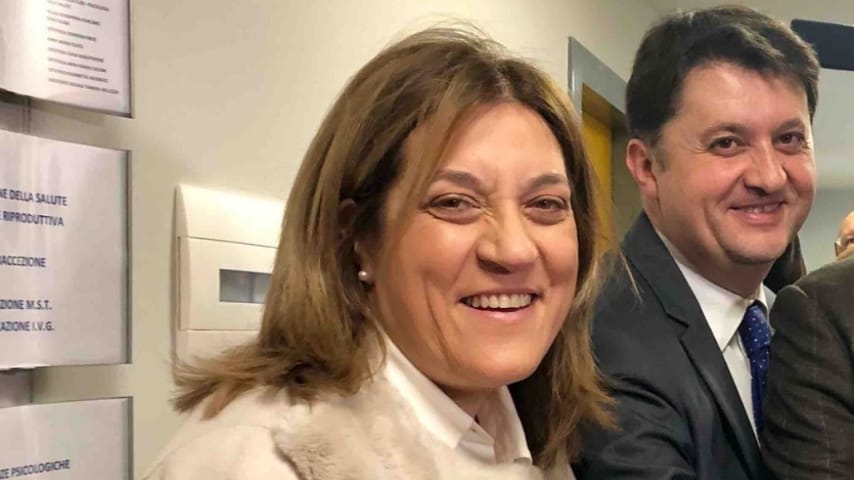 La presidente Catiuscia Marini e l'assessore Luca Barberini