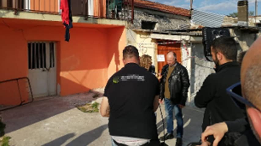 Nicola Feroleto durante un'intervista