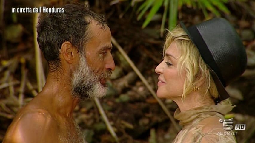 Raz Degan e Paola Barale a L'Isola dei Famosi