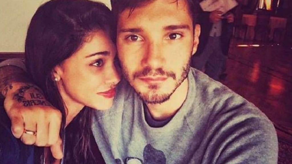 Stefano De Martino abbraccia Belen Rodriguez