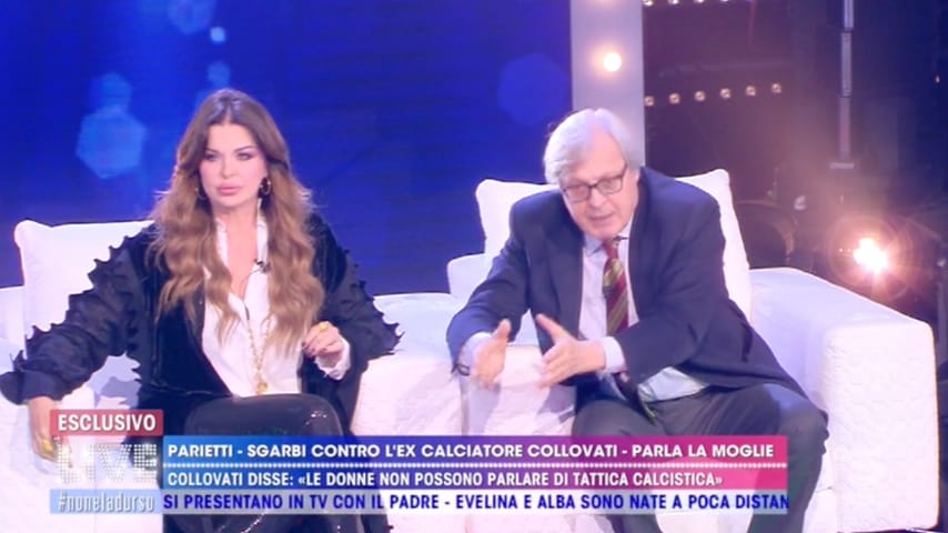 Sgarbi contro Collovati a Live