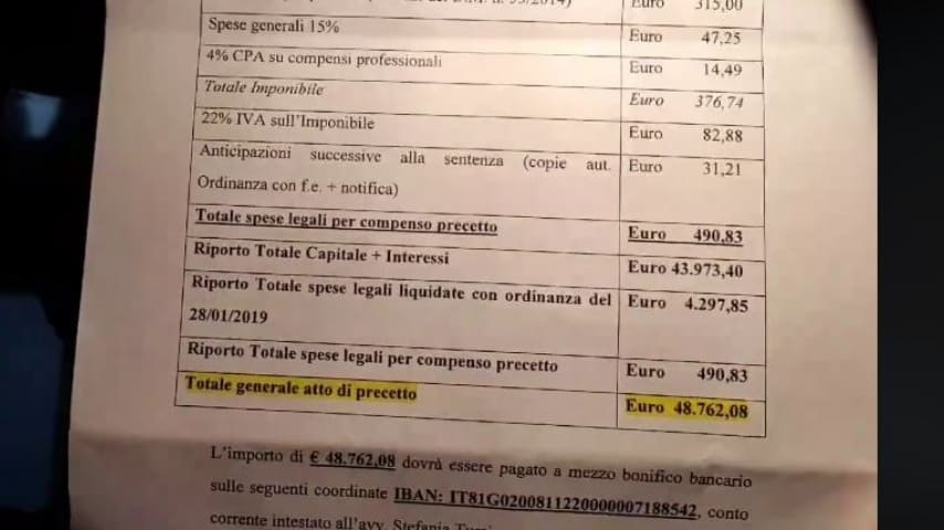 William Pezzulo: da vittima dovrà pagare lui le spese legali