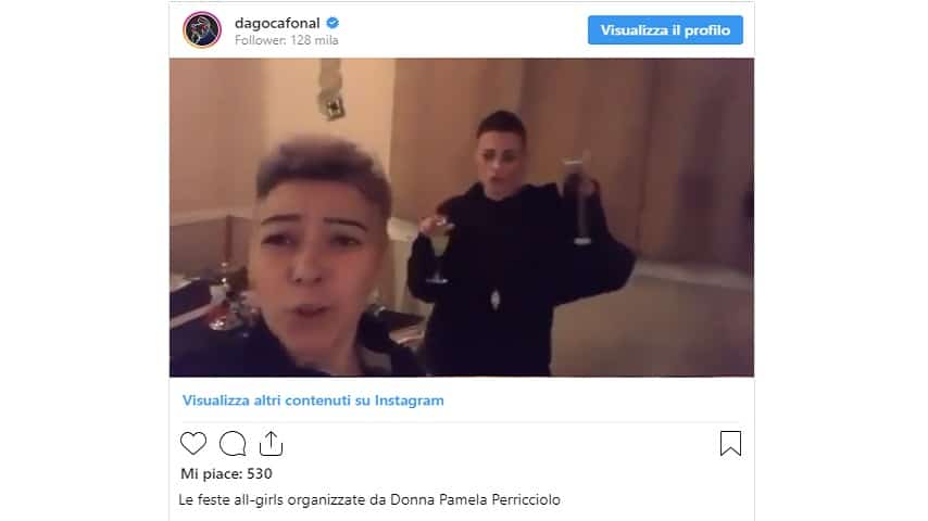 Bianca Guaccero con Pamela Perricciolo Instagram video