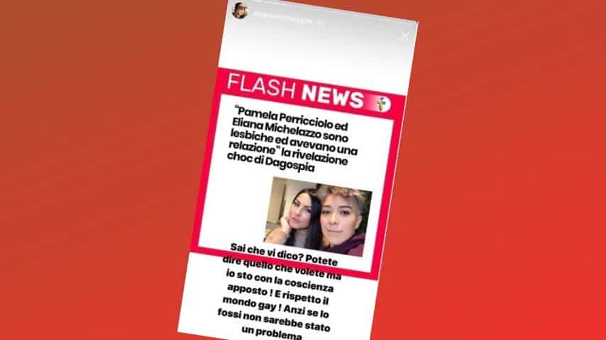 Eliana Michelazzo storia Instagram