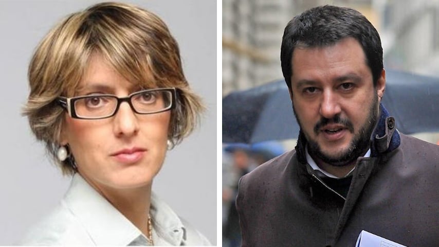 Giulia Bongiorno, Matteo Salvini. Immagini: Sito ministero per la Pubblica Amministrazione, Matteo Salvini/Facebook