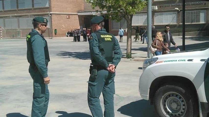 Guardia Civil spagnola. Immagine di repertorio: Guardia Civil/Facebook