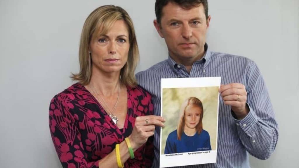 Kate e Gerry McCann. Immagine: Official Find Madeleine Campaign/Facebook