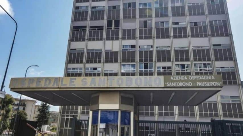 L'ospedale pediatrico Santobono dove è ricoverata la piccola Noemi. Immagine: Sito Ospedale Santobono di Napoli