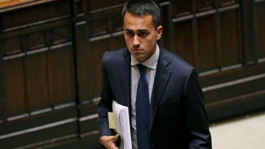Luigi Di Maio in Parlamento. Immagine: Luigi Di Maio/Facebook