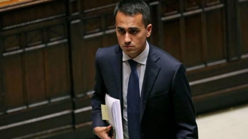 Luigi Di Maio in Parlamento. Immagine: Luigi Di Maio/Facebook