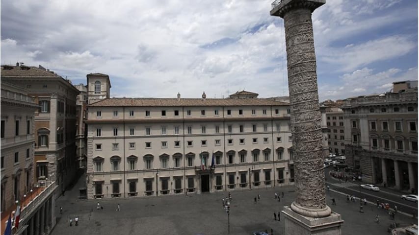 Palazzo Chigi dove si è tenuto il Consiglio dei ministri. Immagine: Sito Presidenza del Consiglio dei ministri