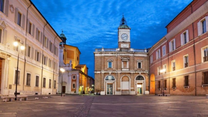 Piazza del Popolo a Ravenna dove è avvenuta l'aggressione. Immagine: Sito Turismo.it