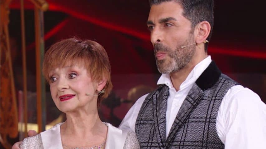 Milena Vukotic e Simone Di Pasquale a Ballando con le stelle