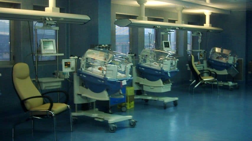 Reparto Neonatologia Terapia Intensiva ospedale Gaetano Rummo di Benevento. Immagine: Sito Azienda Ospedaliera S.Pio presidio G.Rummo-Benevento