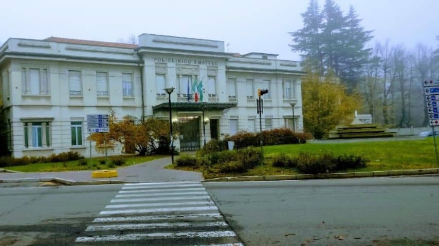 Sede storica del Policlinico San Matteo di Pavia. Immagine: Google Maps