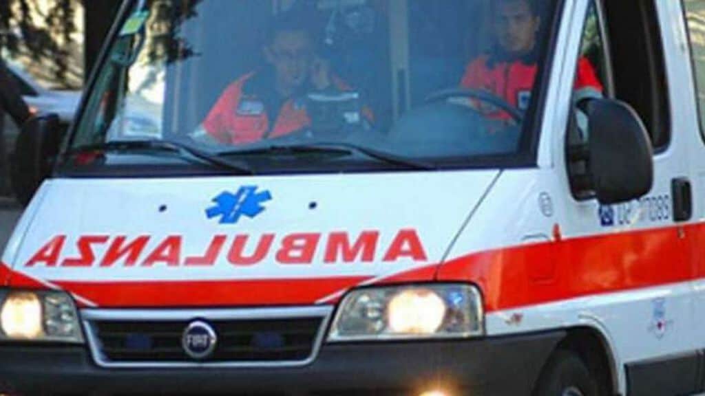 muso di un'ambulanza