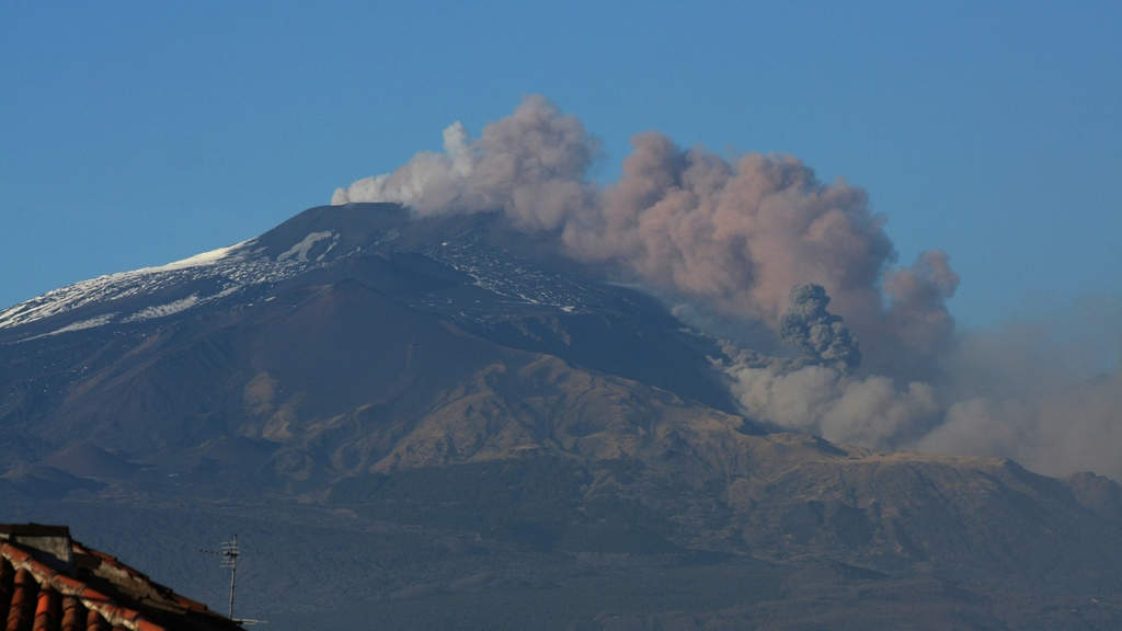 etna in eruzione
