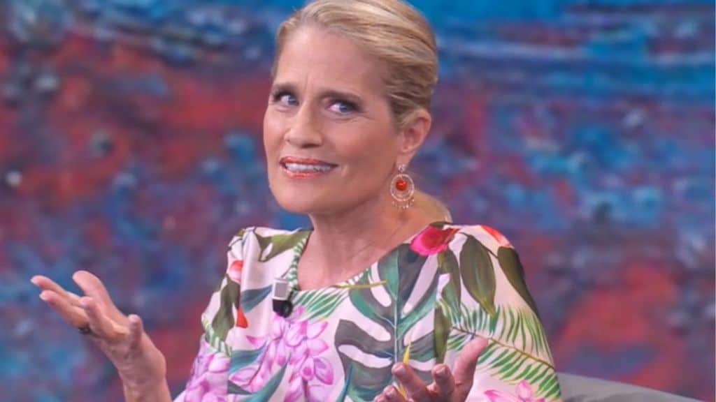 heather parisi nello studiodi che tempo che fa